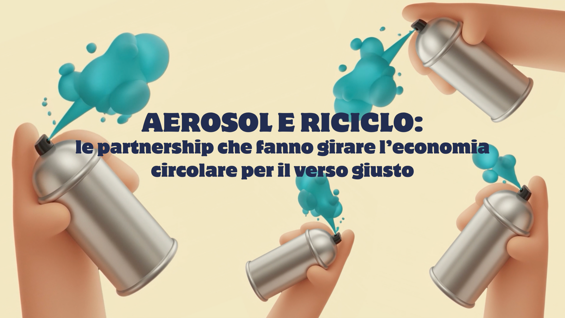 Aerosol e riciclo: le partnership che fanno girare l’economia circolare per il verso giusto