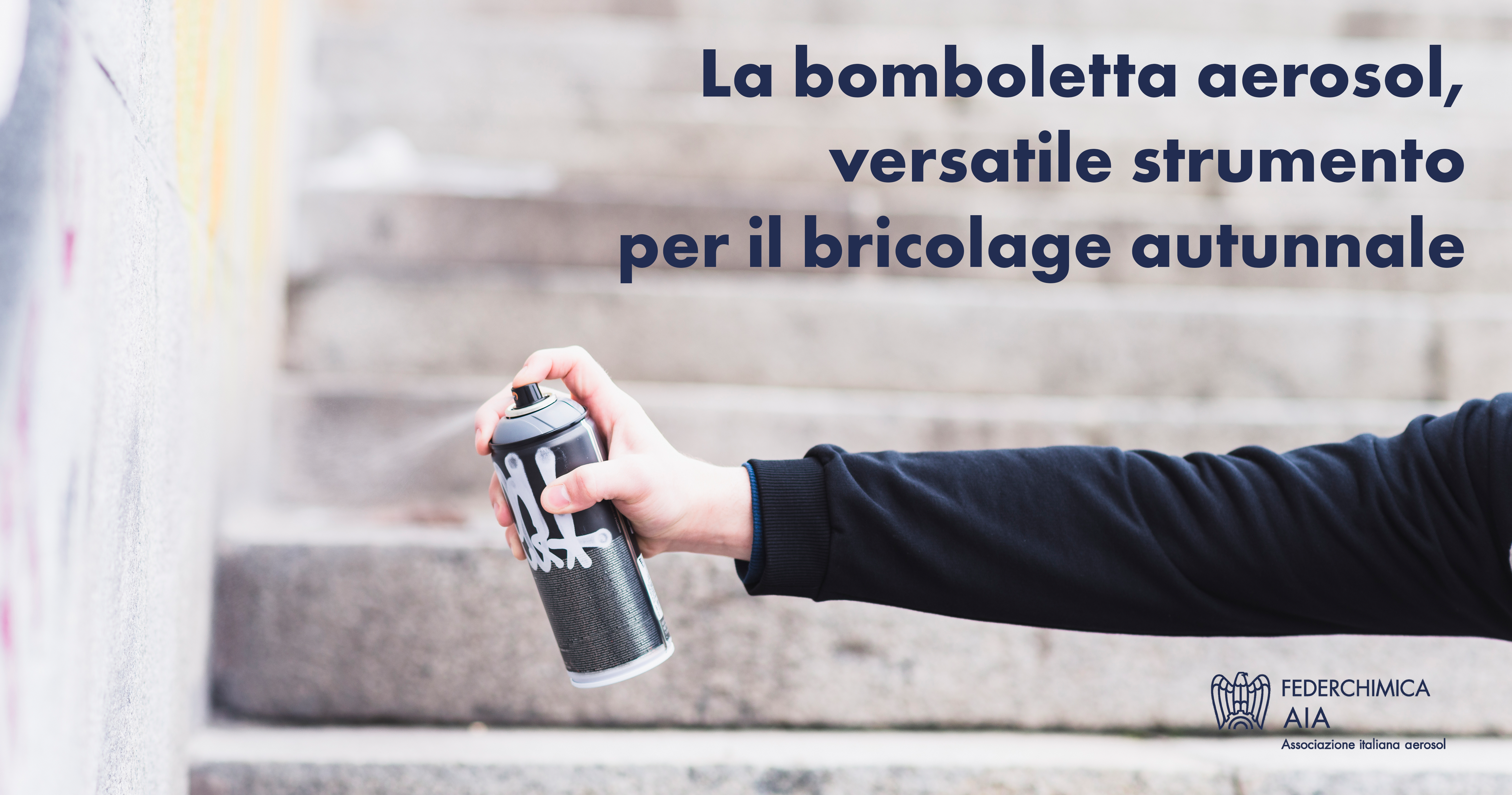 La bomboletta aerosol, versatile strumento per il bricolage autunnale